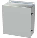 Saginaw Stainless Steel Continuous Hinge Enclosure, 12.13" x 12" x 6"