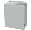 Saginaw Stainless Steel Continuous Hinge Enclosure, 14.13" x 12" x 6"
