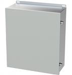 Saginaw Stainless Steel Continuous Hinge Enclosure, 16.13" x 14" x 6"