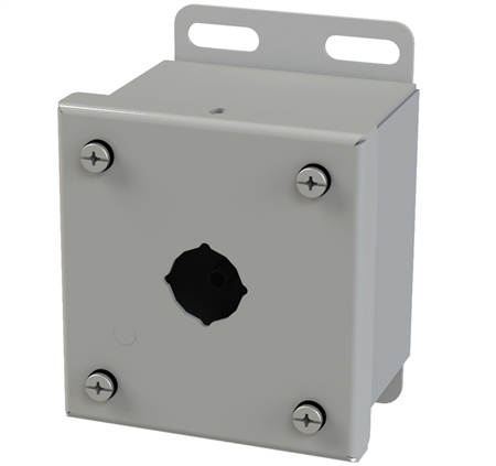 Saginaw SCE-1PBI Push Button Box, 1 Position, 22.5mm