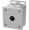 Saginaw SCE-1PBSSI Stainless Steel Push Button Box, 1 Position, 22.5mm