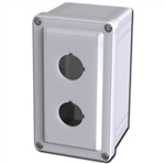 Saginaw Fiberglass Push Button Enclosure, 2 Position, 30.5mm