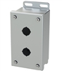 Saginaw SCE-2PBSSI Push Button Box, Stainless Steel, 2 Position, 22.5mm