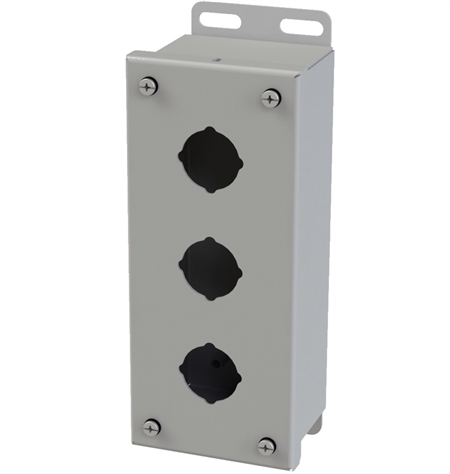 Saginaw SCE-3PB Push Button Box, 3 Position, 30.5mm