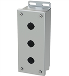 Saginaw SCE-3PBSSI Push Button Box, 3 Position, 22.5mm