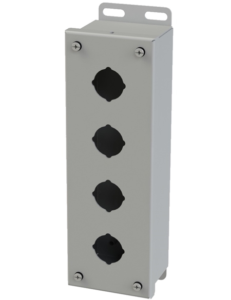 Saginaw SCE-4PB Push Button Box, 4 Position, 30.5mm