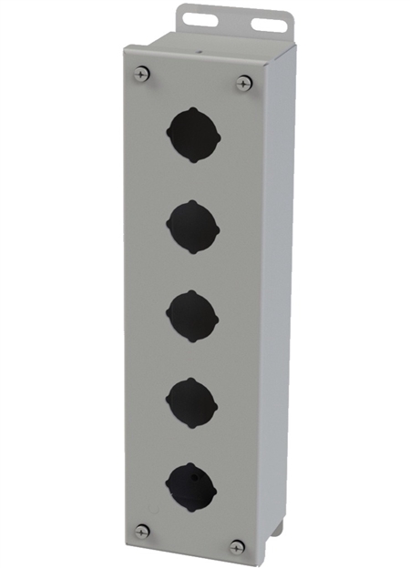 Saginaw SCE-5PB Push Button Box, 5 Position, 30.5mm