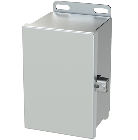 Saginaw Stainless Steel Continuous Hinge Enclosure, 6.13" x 4" x 4"