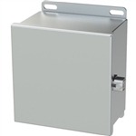 Saginaw Stainless Steel Continuous Hinge Enclosure, 6.13" x 6" x 4"