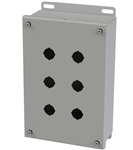 Saginaw SCE-6PBI Push Button Box, 6 Position, 22.5mm