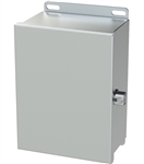 Saginaw Stainless Steel Continuous Hinge Enclosure, 8.13" x 6" x 4"