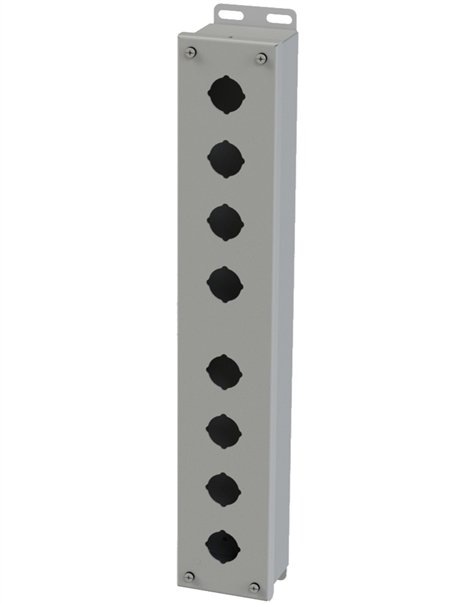 Saginaw SCE-8PB Push Button Box, 8 Position, 30.5mm