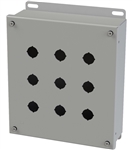 Saginaw SCE-9PBI Push Button Box, 9 Position, 22.5mm