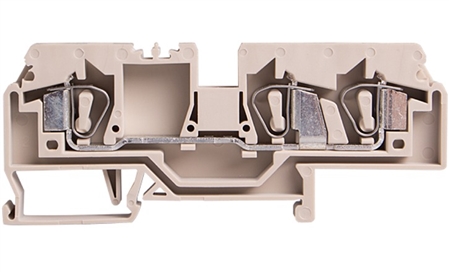 Deca SDU10/3 Spring Clamp DIN Rail Terminal Block