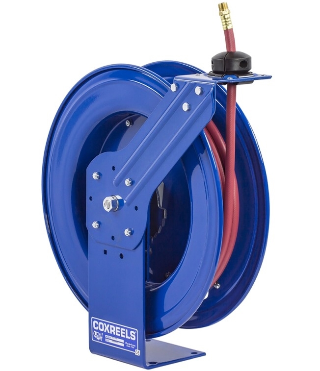 Coxreels SH-N-3100 Heavy Duty Hose Reel, 100 Ft, 300 PSI, Hose Included