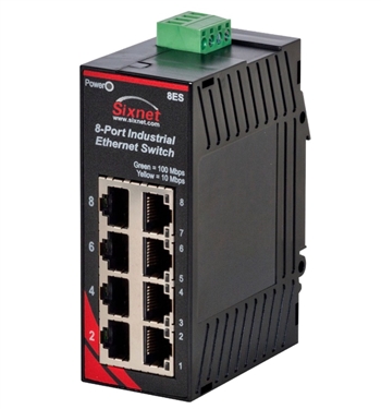 Sixnet 8 Port Industrial Ethernet Switch - SL-8ES-1
