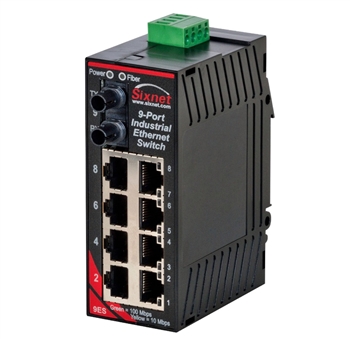 Sixnet 9 Port Industrial Ethernet Switch - SL-9ES-2ST