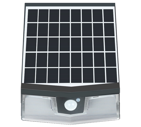 Light Efficient Design 15W LED Solar Wall Pack, 4000K