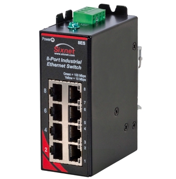 Sixnet 8 Port Industrial Ethernet Switch - SLX-8ES-1