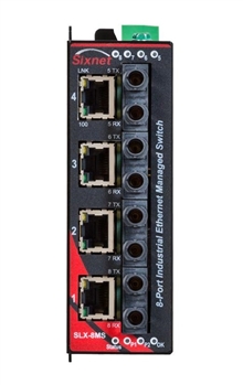 Sixnet 8 Port Industrial Ethernet Switch - SLX-8MS-8ST