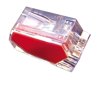 Clear Red 2 Position SPEED-E Connector