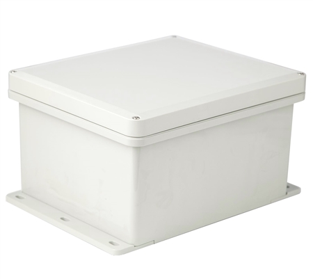 Sealcon Screw Cover Enclosure, 13.85" X 10.86" X 7.27", Solid Cover & Mounting Flange