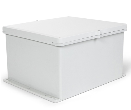 Sealcon Screw Cover Enclosure, 19.85" X 18.08" X 11.27", Solid Cover & Mounting Flange