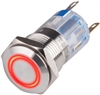Kacon T16-271RD4 16 mm Red Momentary Push Button