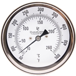 DuraChoice T3D25500 Bi-Metal Thermometer, 3" Dial