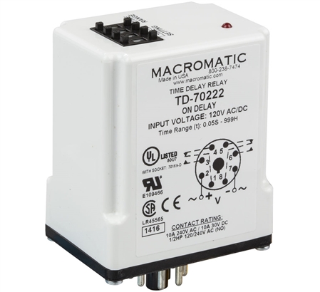 Macromatic TD-70222 Time Delay Relay