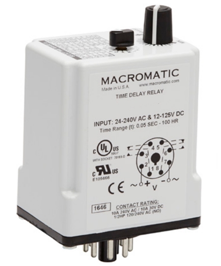 Macromatic TR-6082U Time Delay Relay