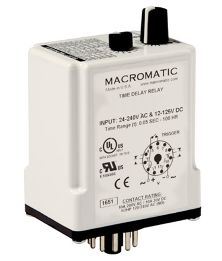 Macromatic TR-6172U Time Delay Relay