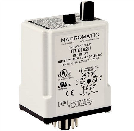 Macromatic TR-6192U Time Delay Relay