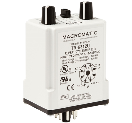 Macromatic TR-6312U Time Delay Relay