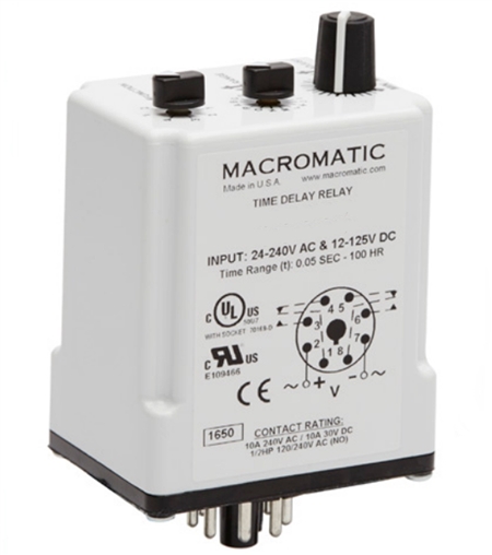 Macromatic TR-6812U Time Delay Relay