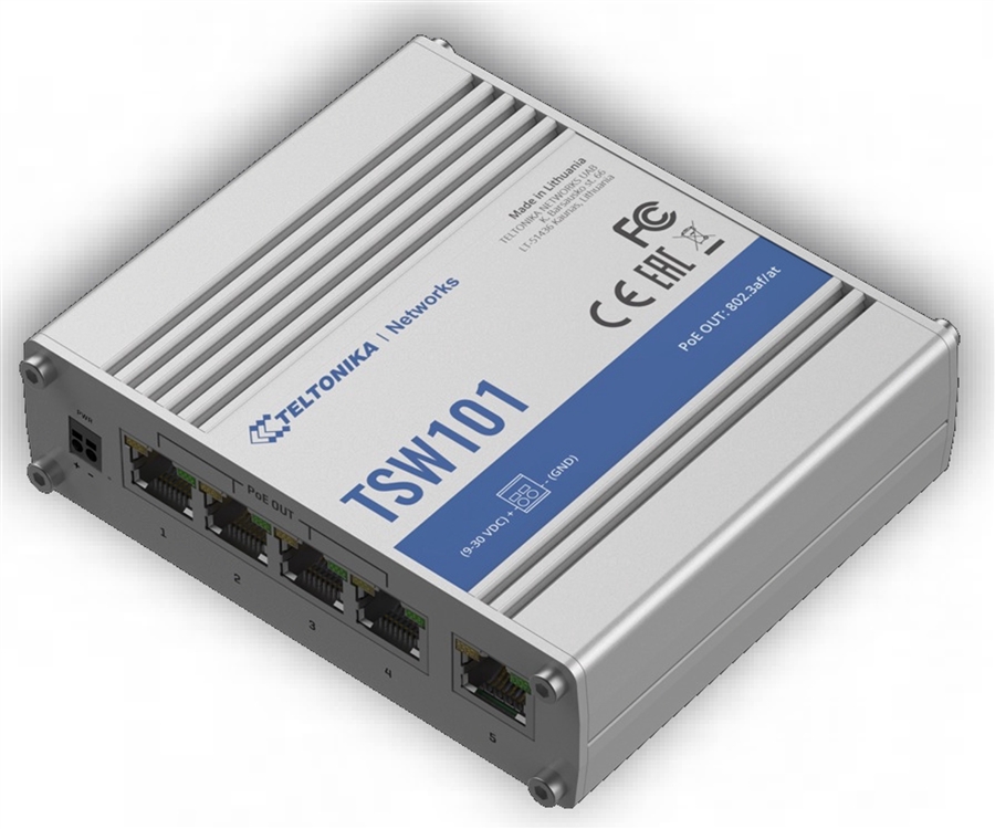 Switch Ethernet RJ45 Gigabit 10/100/1000, PoE, 95 watts, entrée