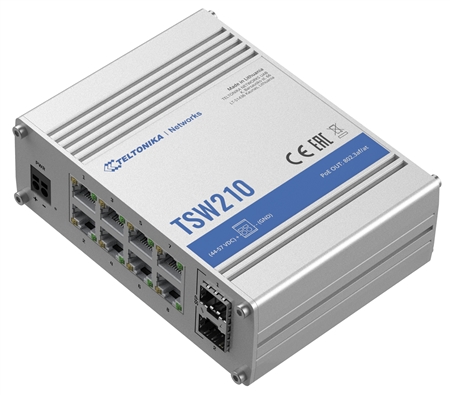 Teltonika 8 Port Unmanaged Ethernet Switch