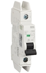 IMO UB10C1003A Miniature Circuit Breaker, 3 A, C Curve, 1 Pole, Din Rail Mount