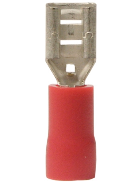 V70FH007004 PVC Insulated Quick Disconnect Terminal, 20-16 AWG