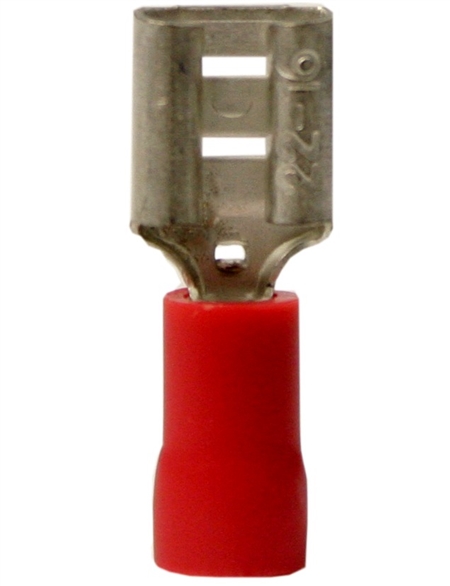 V70FH007005 PVC Insulated Quick Disconnect Terminal, 20-16 AWG
