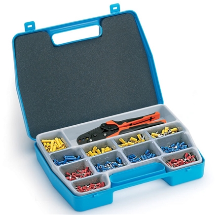 Cembre Crimp Tool Kit with Assorted Crimp Terminals