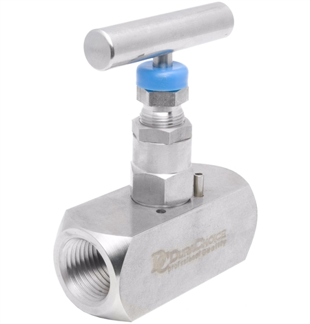 DuraChoice VNS01-025 1/4" Stainless Steel Needle Valve, FxF NPT