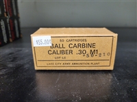 30 CARBINE M1 BALL 50 COUNT