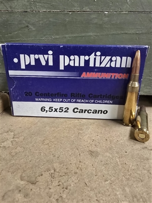 PPU 6.5x52 CARCANO 139 GR