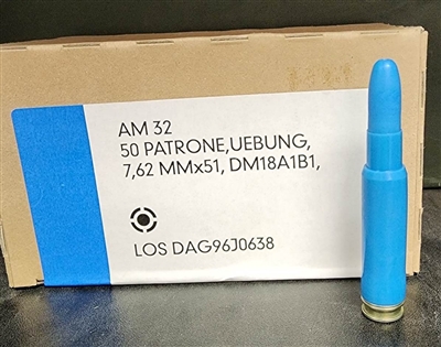 DAG 7.62X51MM GERMAN TRAINING AMMUNITON