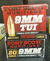 FORT SCOTT 9MM 115GR