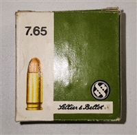 SELLIER & BELLOT .32 AUTO ARMOR PIERCING