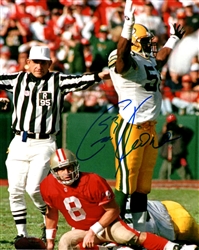 GEORGE KOONCE SIGNED PACKERS 8X10 PHOTO #4