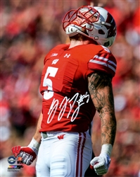 GARRETT DOOLEY SIGNED WI BADGERS 8X10 PHOTO #2