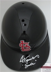 TED SIMMONS SIGNED FULL SIZE CARDINALS HELMET W/ "SIMBA" - JSA